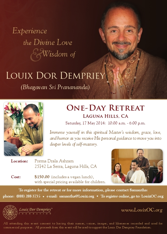Louix Dor Dempriey - 17 May 2014 - One-Day Retreat